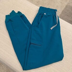 Figs limited addition caribbean blue joggers